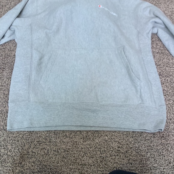 Grey Champion Hoodie Size M - Picture 5 of 6